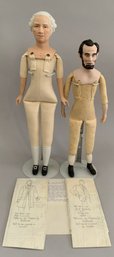Lot Of 2 Artist Dolls Historical Figs
