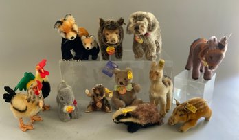 13 Steiff Animals