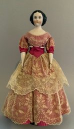 18 Emma Clear Black Hair China Shoulder Head Artist Doll