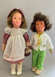 2  Kathe Kruse Dolls