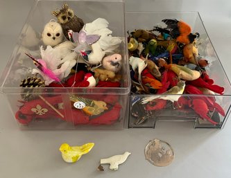 Large Lot Of Birds For Crafting, Many Varieties