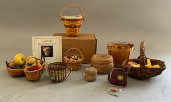 Lot Of 9 Small Baskets