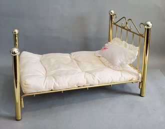 AMERICAN GIRL BRASS DOLL BED