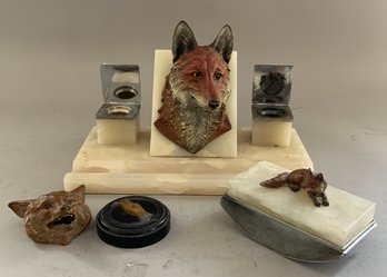 3  Piece Vienna Bronze Desk Set