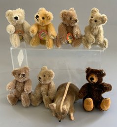 Lot Of 8 Small Steiff Animals