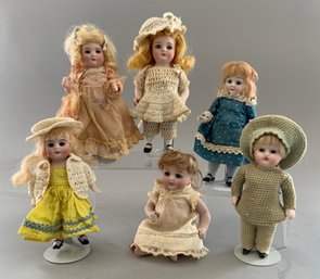 6  All Bisque 4  5 Dolls