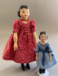 2  Judy Brown Hitty Dolls