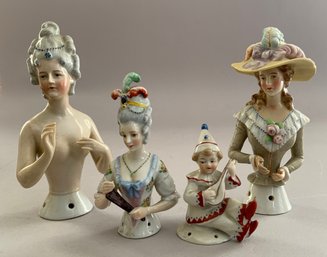 Lot Of 5 Asst Half Dolls