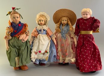 Lot Of 4 Dolls