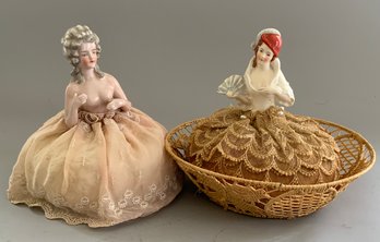 2  7 Half Doll Pin Cushions