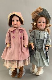 2  Bisque German Dolls