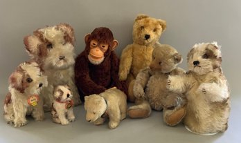 Lot Of 8 Steiff Animals