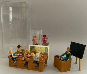 Diorama Of The Dollys Schoolroom