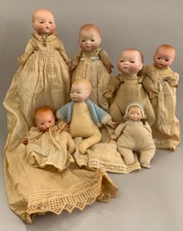 Lot Of 7 Baby Dolls