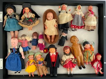 Lot Of 15 Small Dolls