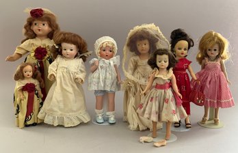 Lot Of 8 Asst. Dolls