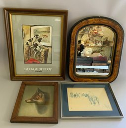 4  Framed Wall Art Items