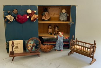 A Country And Folk Art Collection Set By Gail Wilson 1985