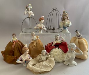 10  Larger Half Dolls