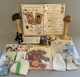 Lot Of Assorted Bluette Clothes, Hats, Wigs, Accessories, Etc.