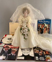 Princess Diana Bride Doll, Danbury Mint, Etc.