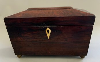 Antique English Tea Caddy