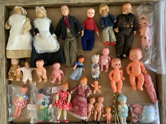 Lot Of Assorted Small Dolls
