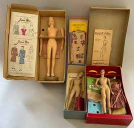 3  Embroidery Sets For Mannequin Dolls