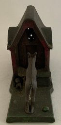 Mule Enter Barn Cast Iron Mechanical Bank