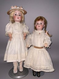 2  Bisque Dolls