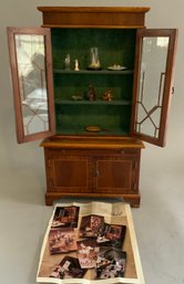 Doll Size Veneer Step Back Secretary