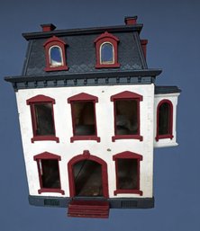 2 Story Doll House With Mansard Roof