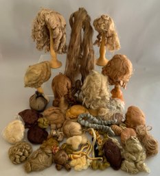 Lot Of Assorted Doll Wigs