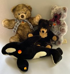 4  Steiff Animals