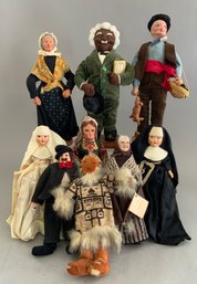 Lot Of 9 Assorted Ethnic & Regional Dolls