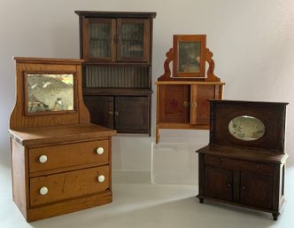 4 Pieces Of Asst. Dolls Furniture