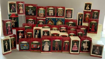 Large Lot Of Hallmark Christmas & Keepsake Ornaments In Original Boxes