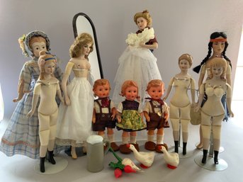 Box Of Artist-made Dolls