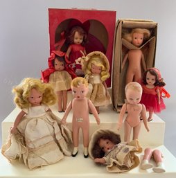 Assorted Lot Of Nancy Ann Storybook Dolls, As Is