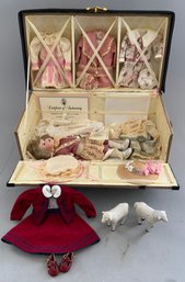 9 Wendy Lawton Mignonette And Her Malle Du Voyage, Trunk & Lovely Wardrobe And Accessories