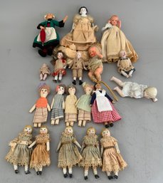 Lot Of Assorted Small Dolls