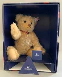 9 Steiff Blonde Daniel Swarovaski  Crystal Teddy Bear In Original Box, 2004