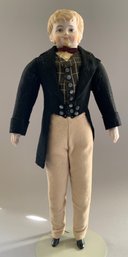 18  Emma Clear Parian Artist Doll, Boy