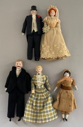 5 Doll House Dolls, 6   7  Tall