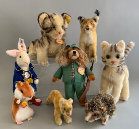 Lot Of 8 Steiff Animals
