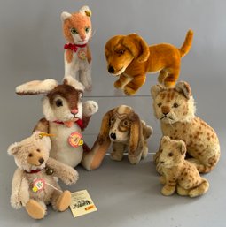 Lot Of 7 Steiff Animals