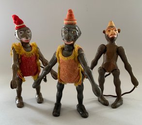 3  Schoenhut Humpty Dumpty Circus 7  Monkeys