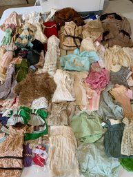 Large Lot Of Assorted Doll Clothes, Various Sizes