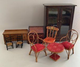 Lot Of Doll House & Childs Furniture