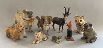 Lot Of 9 Vintage Candy Containers